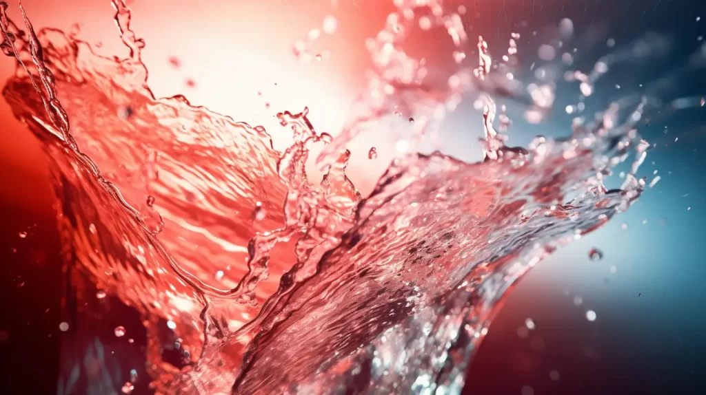 Hot pure water explosion